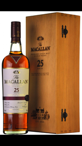 Macallan 25YR single malt 750ml
