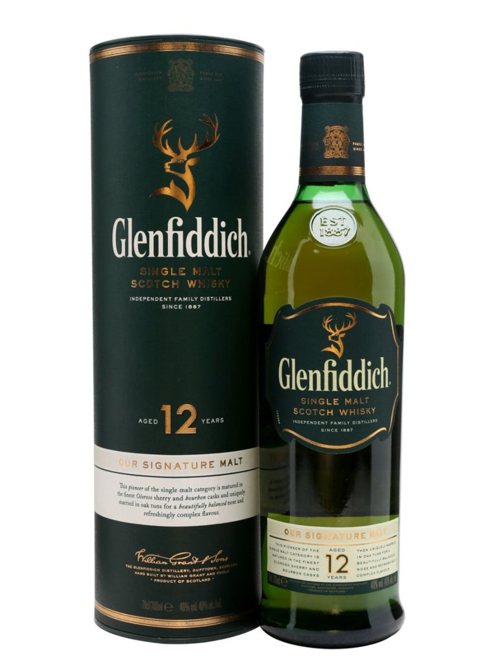 The Glenfiddich 12Y 750ml